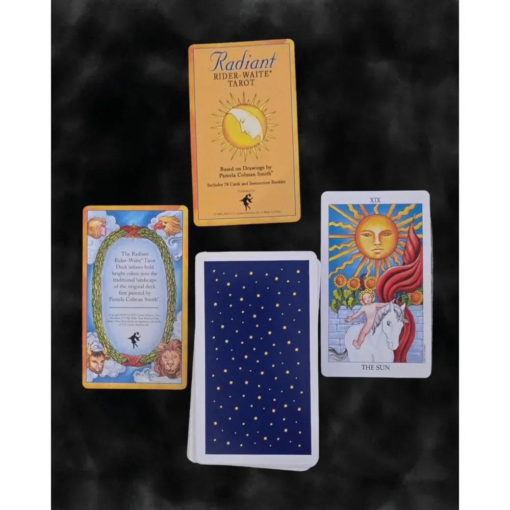 Radiant Rider Waite Tarot Deck US Games Systems Complete 78 Cards Booklet